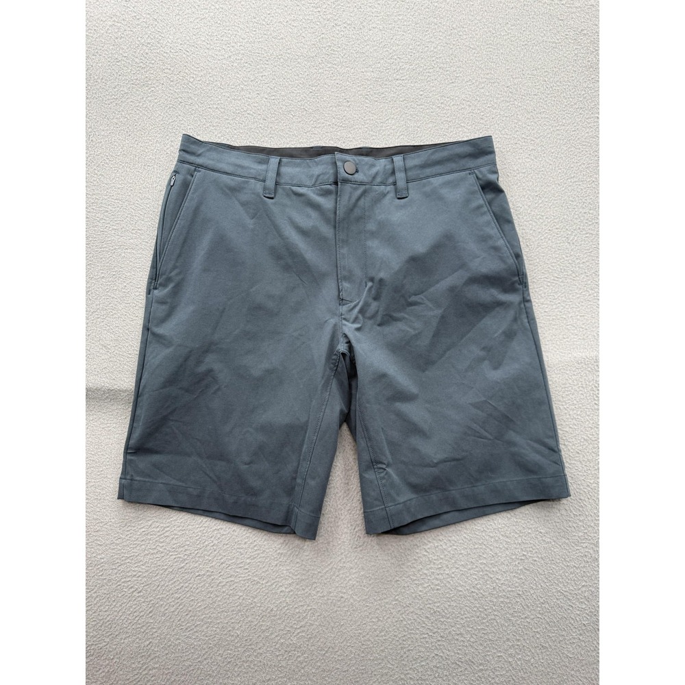 PROOF Shorts Mens 30 Blue Chino Stretch 9 Inseam‎ Casual Travel Summer